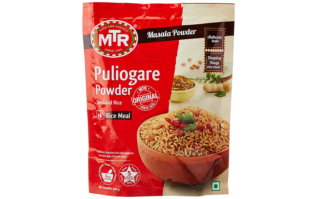MTR Puliogare Powder - Tamarind Rice   Pack  200 grams
